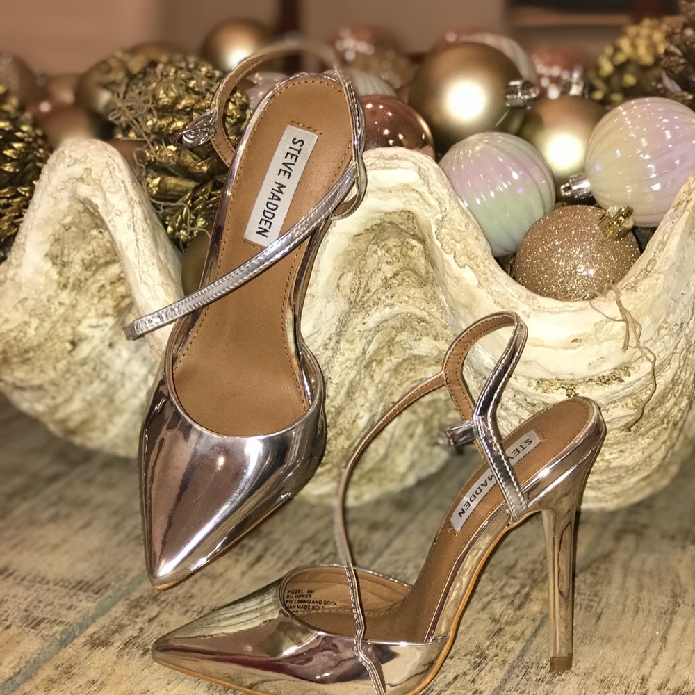 Steve Madden pizzel silver pump - Picture 6 of 8